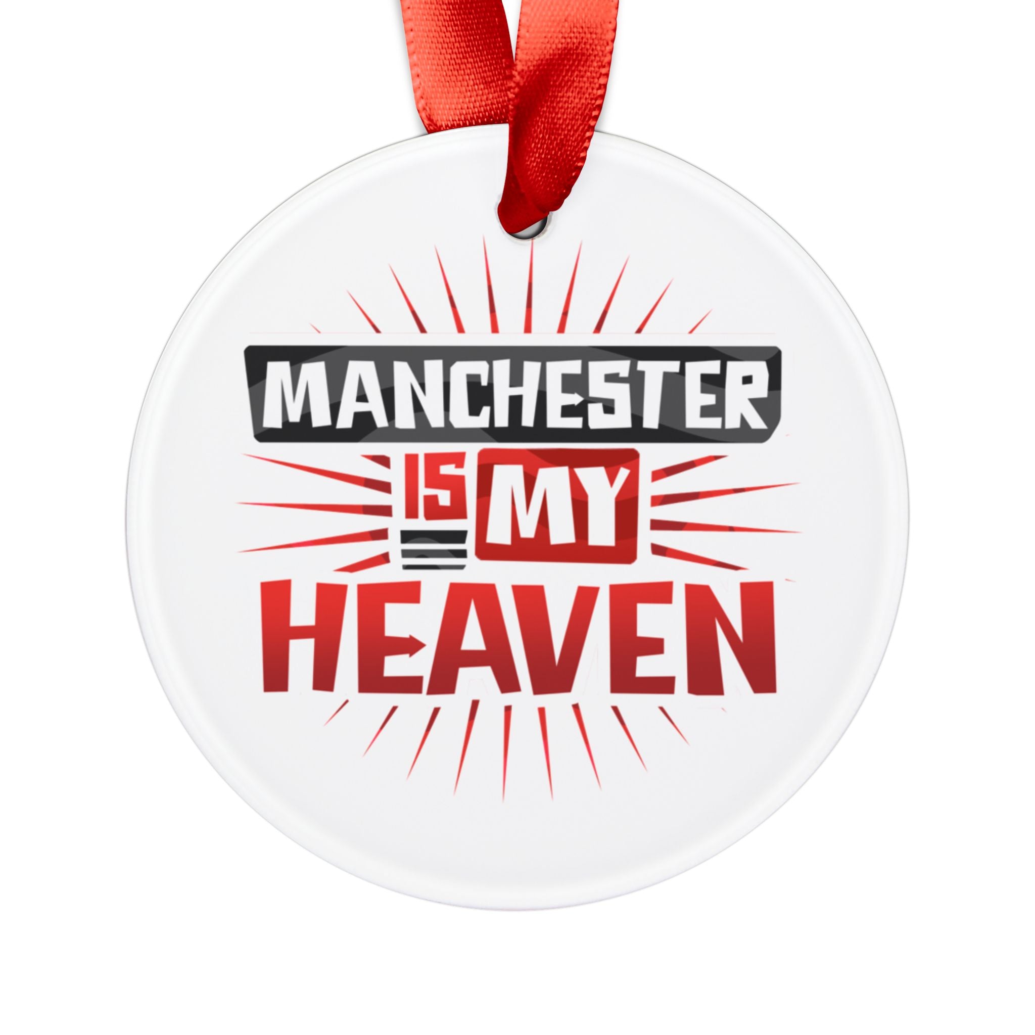 Acrylic Ornament with Ribbon